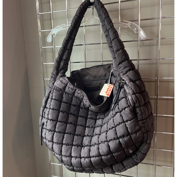 FP Movement by Free People, Quilted Carryall, Chocolate - Picture 2 of 4